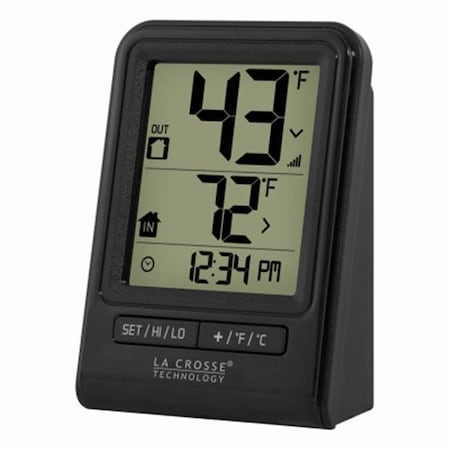 La Crosse Technology LA Crosse Technology 231770 Wireless Thermometer - Black 231770